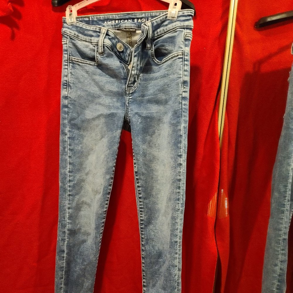 High rise next level stretch skinny jeans